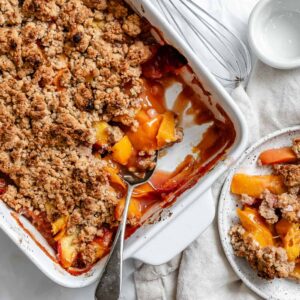 Peach Cobbler [$25]